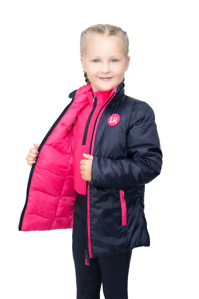 Analise Reversible Padded Jacket by Little Rider - Navy/Pink